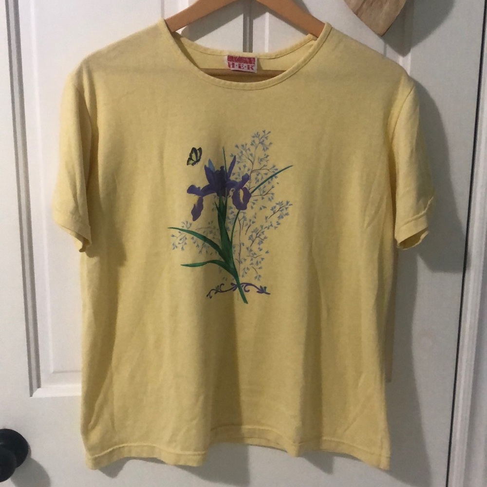 Botanical butterfly t-shirt